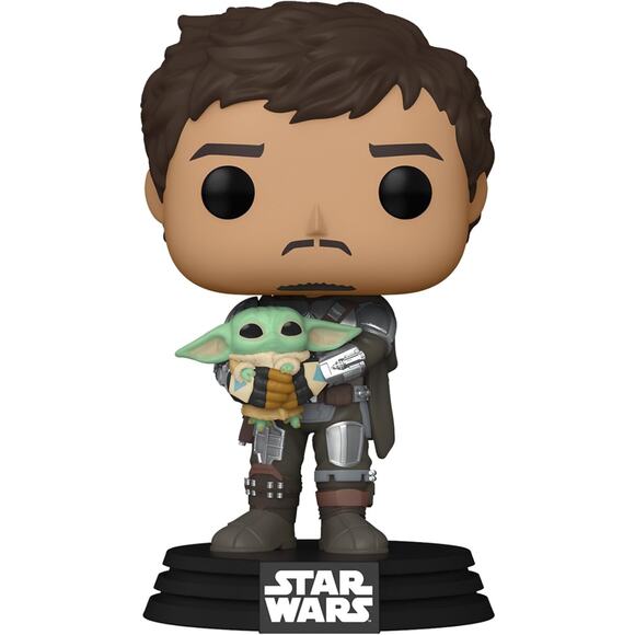 Funko POP Star Wars Mandalorian Din Djarin Male Multicolor Collectible Toy - Picture 3 of 9